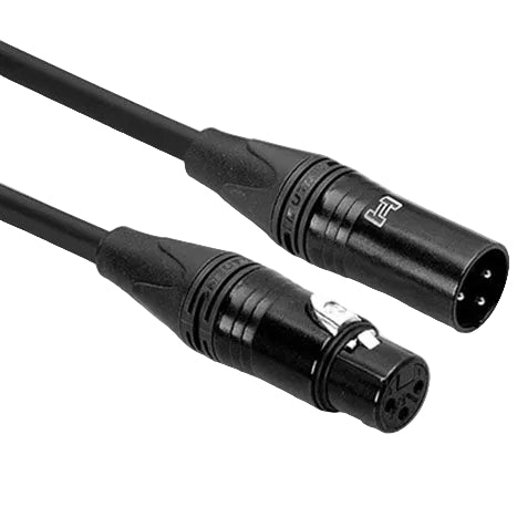 Hosa CMK-015AU Neutrik XLR-Female to XLR-Male Cable 4.5m, xlr - xlr cables, front view