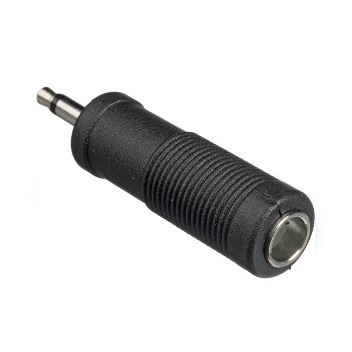 Hosa GMP-113 audio adapter with 6.3mm TS female to 3.5mm TS male connectors, used for connecting audio equipment.