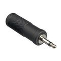 Hosa GMP-113 6.3mm TS-Female to 3.5mm TS-Male audio adapter connected to audio equipment.