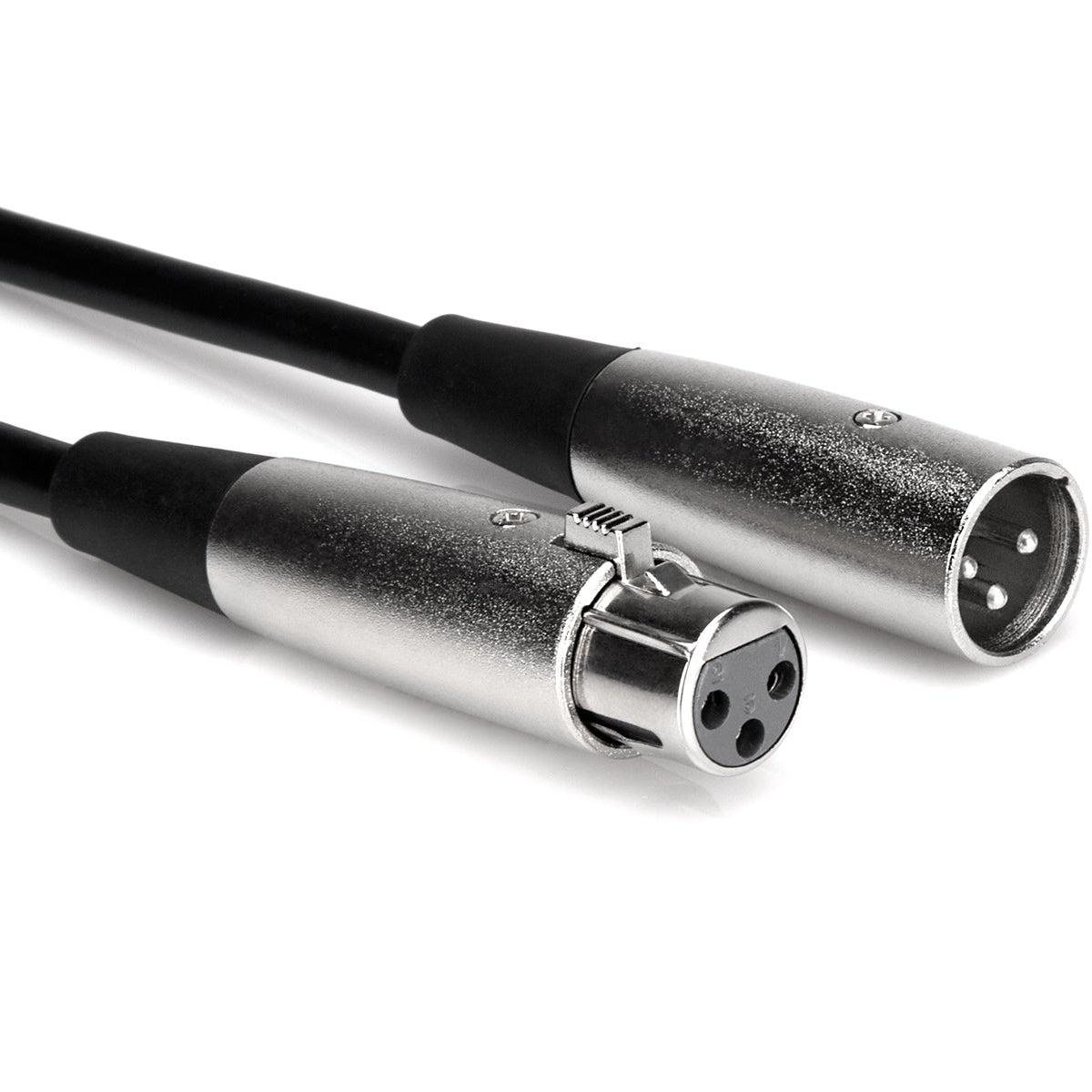 Hosa MCL-105 XLR-Female to XLR-Male Cable 1.5m, connector close-up