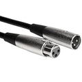 Hosa MCL-125 XLR cable, 7.6 m, in black