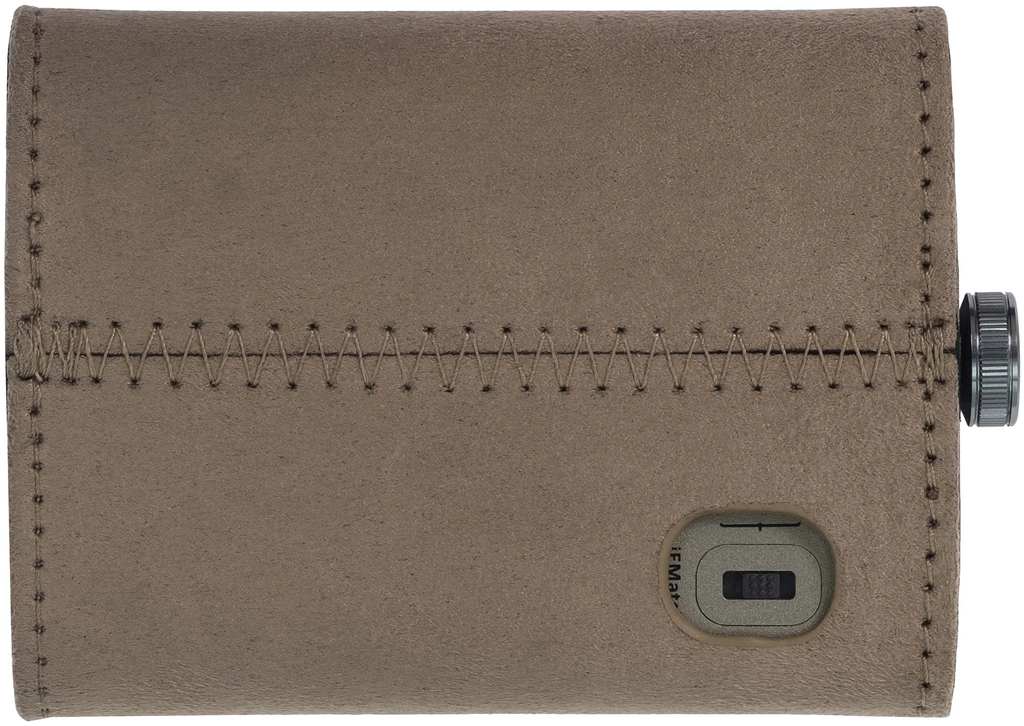 iFi Audio Hip-Case 3 for HiFi Dac, a compact, black protective case designed for portable audio equipment.