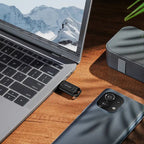 Lexar JumpDrive V400 USB 3.0 flash drive showing sleek black design and USB connector for quick data transfer.