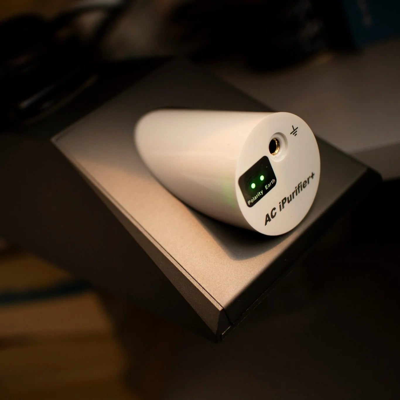 SilentPower PowerStation power supply with sleek design and multiple output ports, ideal for charging devices.