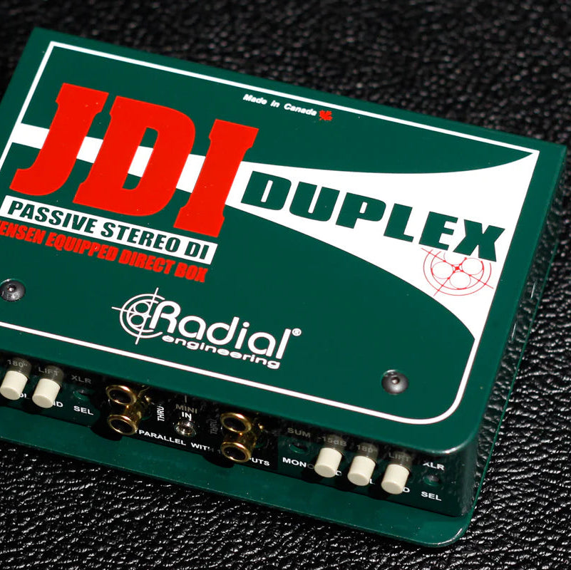 Radial Engineering JDI Duplex | Premium Dual-Channel DI Box | Soundium