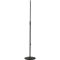 K&M 260/1 floor microphone stand with adjustable boom arm and sturdy base for professional audio setups.