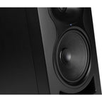 Kali Audio LP-6 V2 active studio monitor, in black, lifestyle setting