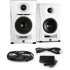 Kali Audio LP-UNF active nearfield monitors, black front view 8