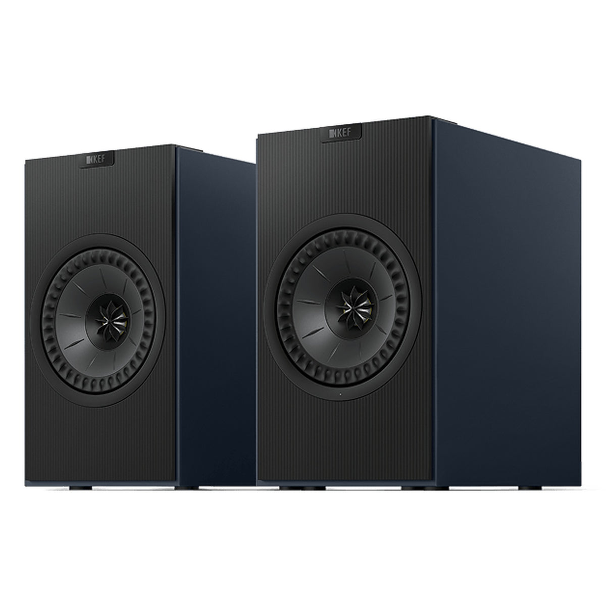 KEF Coda W active bookshelf speakers, detail view.