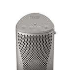KEF Muo portable speakers, silver top view