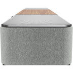 Klipsch Flexus Core 100 soundbar, end side profile walnut.