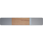 Klipsch Flexus Core 100 soundbar, top with wood panel and controls.
