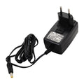 Korg KA-350 power supply for musical instrument devices, compact black power adapter with cable connection.