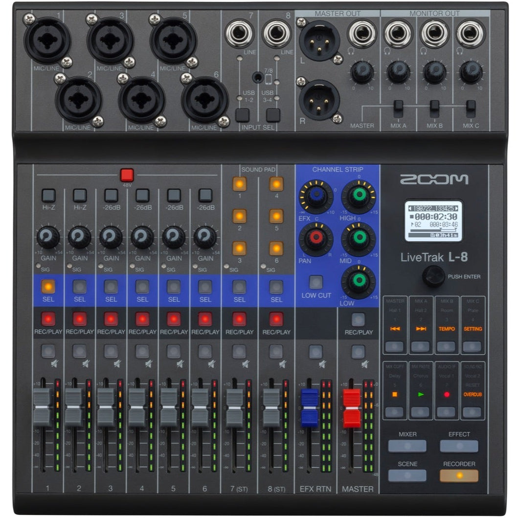DTM・DAW ZOOM LiveTrak L-8 Zoom LiveTrak L-8