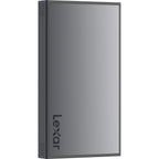 Lexar Workflow Dual-Slot SD UHS-II Card Reader, black.
