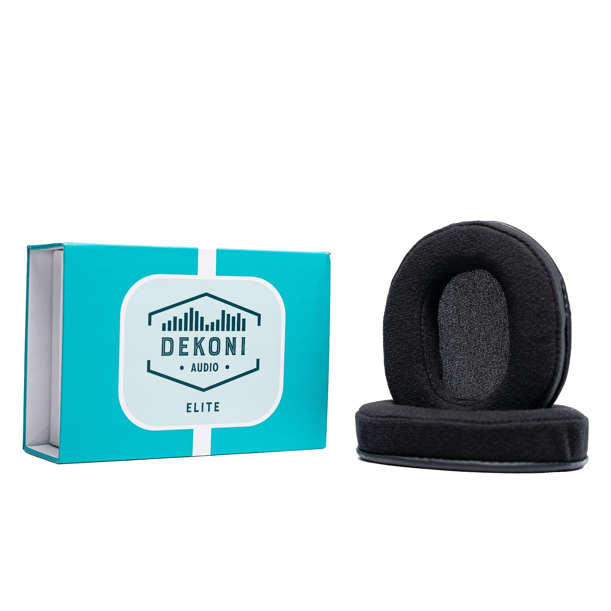 Dekoni Audio Elite Velour Replacement Earpads for (Audio Technica ATH-M50X) (Pair, Black)