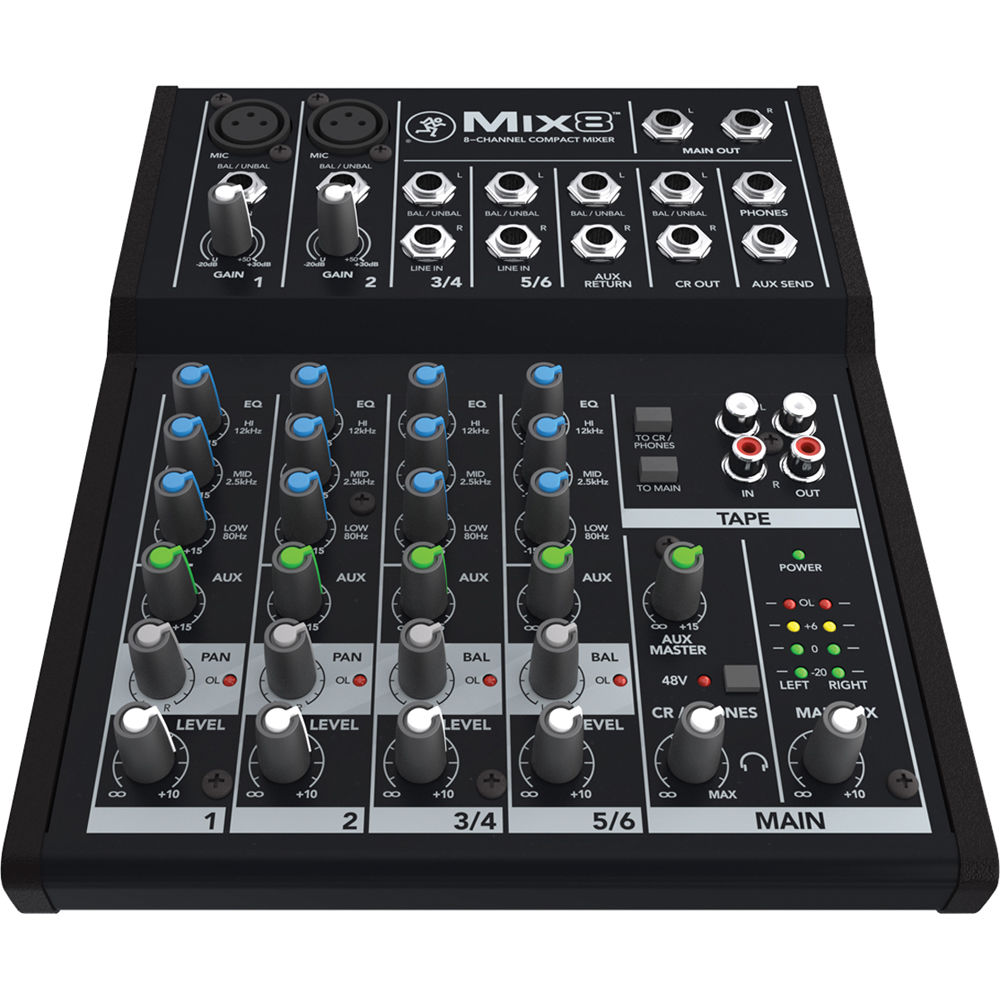 Mackie Mix8 8-Channel Analog Mixer | Soundium
