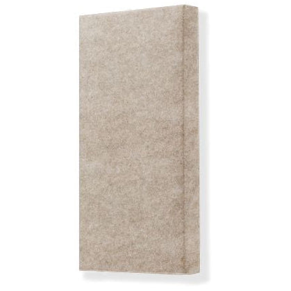 Megasonus POLY100 acoustic panel mounted on wall, showcasing soundproofing and modern design for improved room acoustics.
