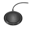 Audio Technica ATR4697-USB USB microphone mounted on a stand, featuring a sleek design for professional audio recording.