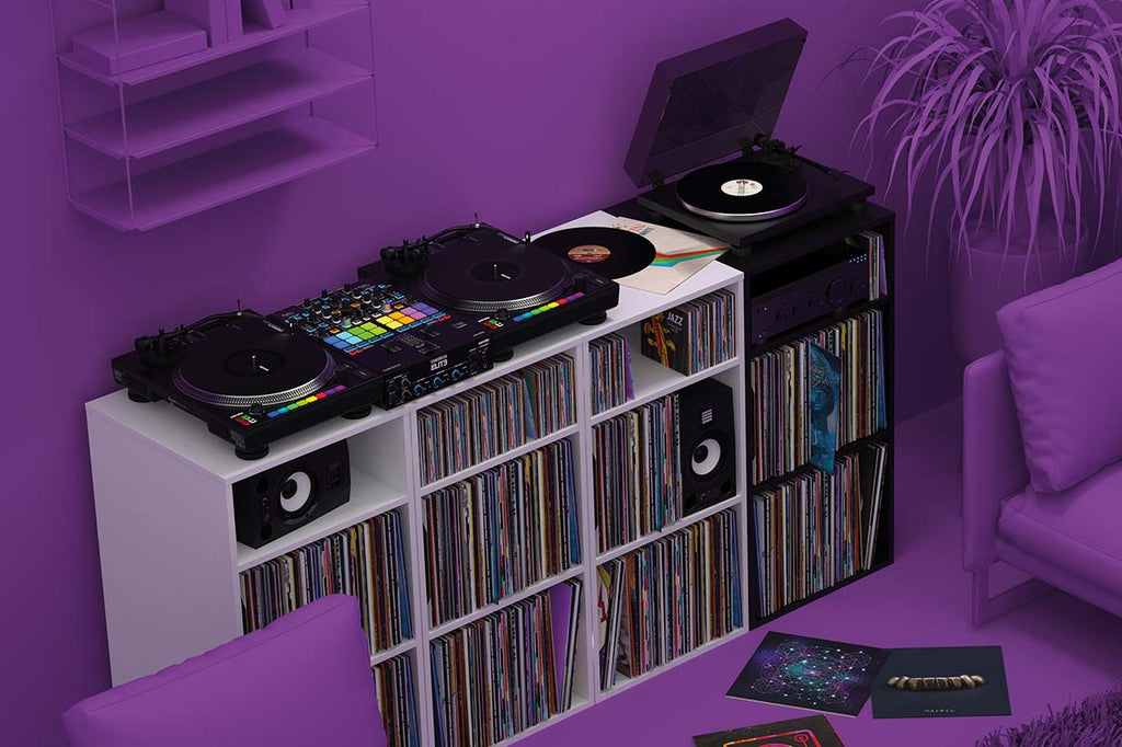 Mixed Rack Glorious Modular Mix Rack – Elegant DJ & Hi-Fi Storage | Soundium