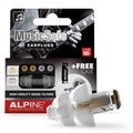 Alpine Music Safe Classic earplugs for musicians, providing hearing protection with a discreet design and comfortable fit.