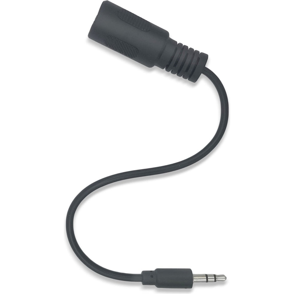myVolts MIDI 5-Pin DIN Type A to 3.5mm TRS breakout cable, 15cm, showing the connectors and cable length for MIDI device connections.