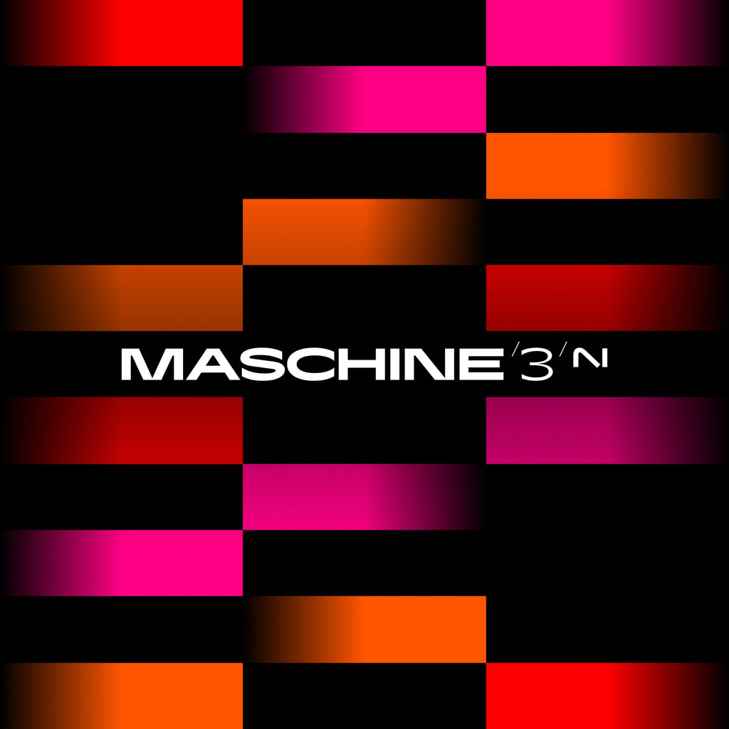 Native Instruments Maschine 3 music production software bundle displayed on computer screen with interface and control options.
