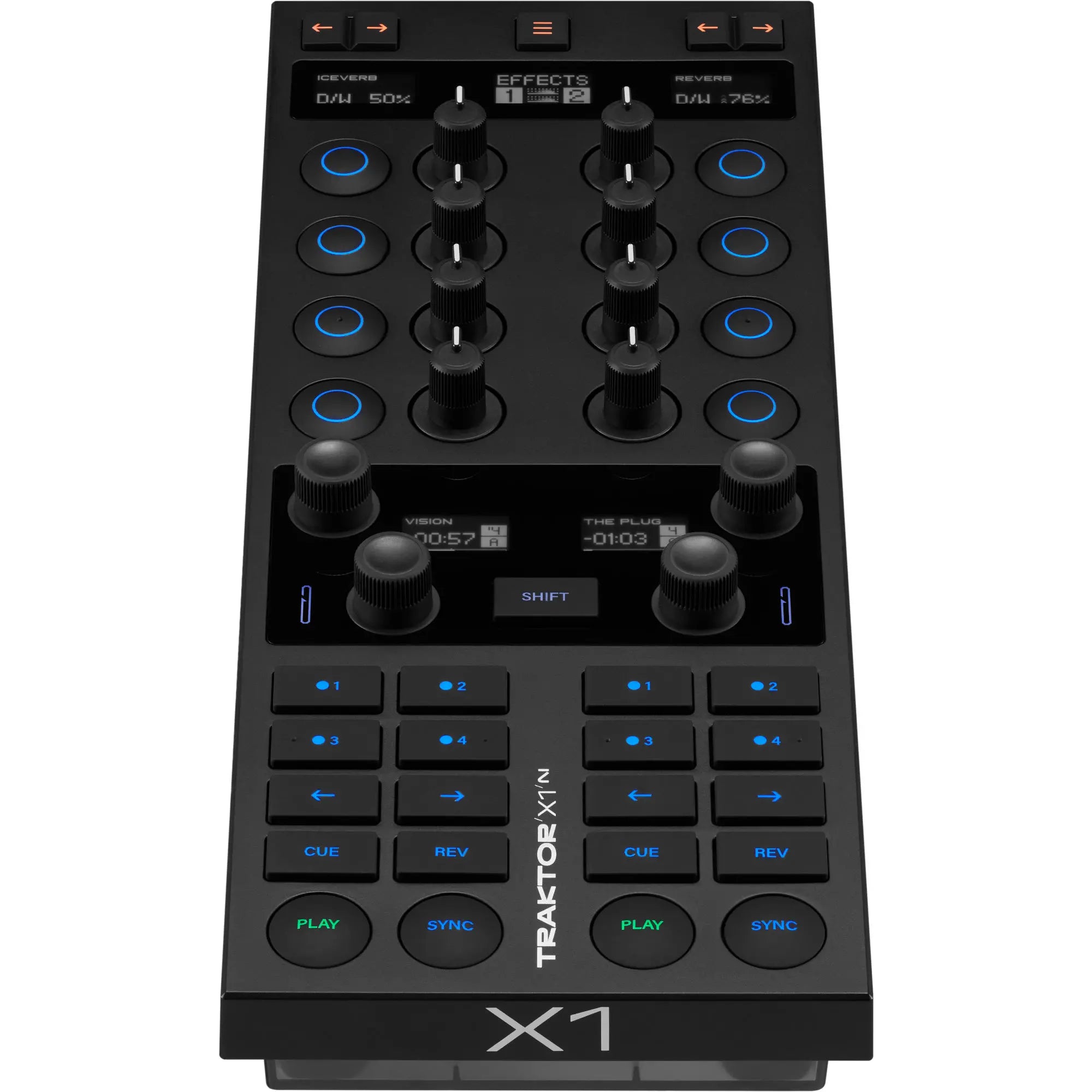 DJ機材 Native Instruments TRAKTOR X1 MK3 Native Instruments Traktor X1 MK3 | Compact DJ Controller at Soundium