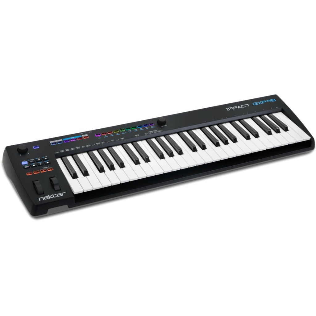 Nektar Impact GXP49, midi keyboards, front view