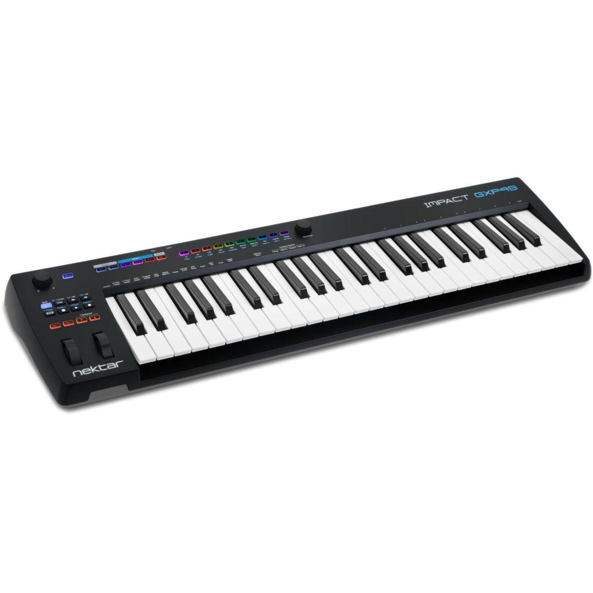 Nektar Impact GXP49, midi keyboards, front view
