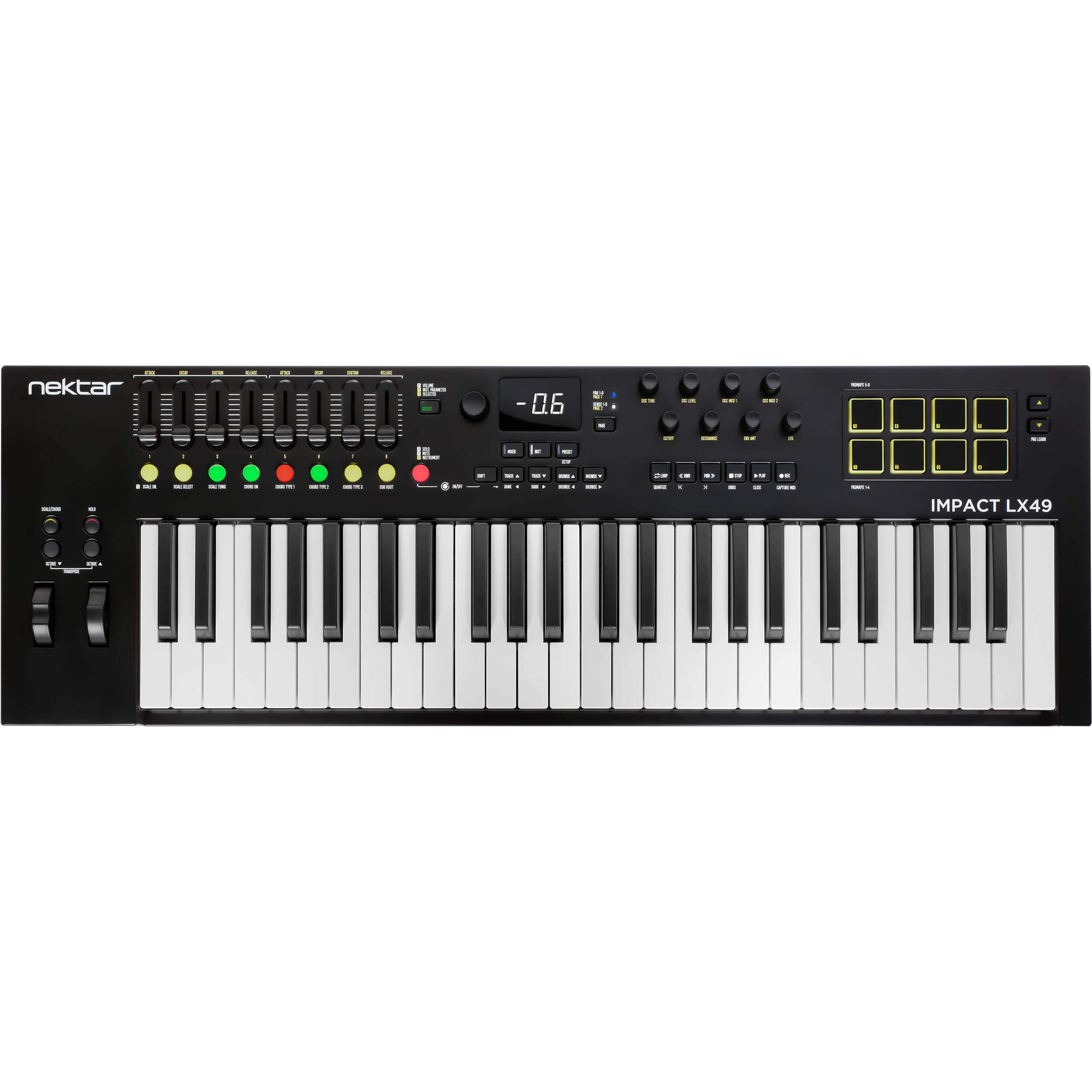Nektar Impact LX49 MK3 – Full-Sized MIDI Controller | Soundium