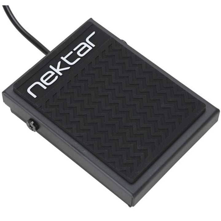 Nektar NP-1 MIDI footswitch pedal with three footswitches and LED indicators for live music control and studio setup.