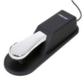 Nektar NP-2 MIDI footswitch pedal with sturdy metal construction and multiple switches for music control.