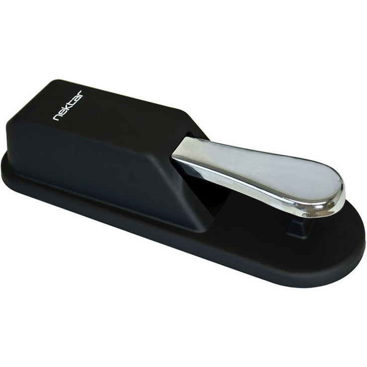 Nektar NP-2 MIDI footswitch pedal with sturdy black design and multiple footswitches for seamless music control.
