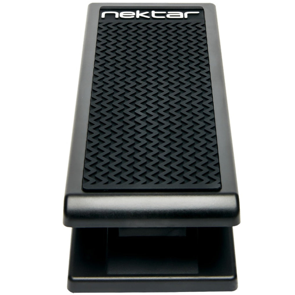 Nektar NX-P MIDI footswitch pedal with multiple switches and rubberized footpads for effects control and live performance.