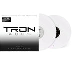 Nine Inch Nails TRON: Ares white vinyl 2LP, electronic music from the film, featuring album artwork on the cover.