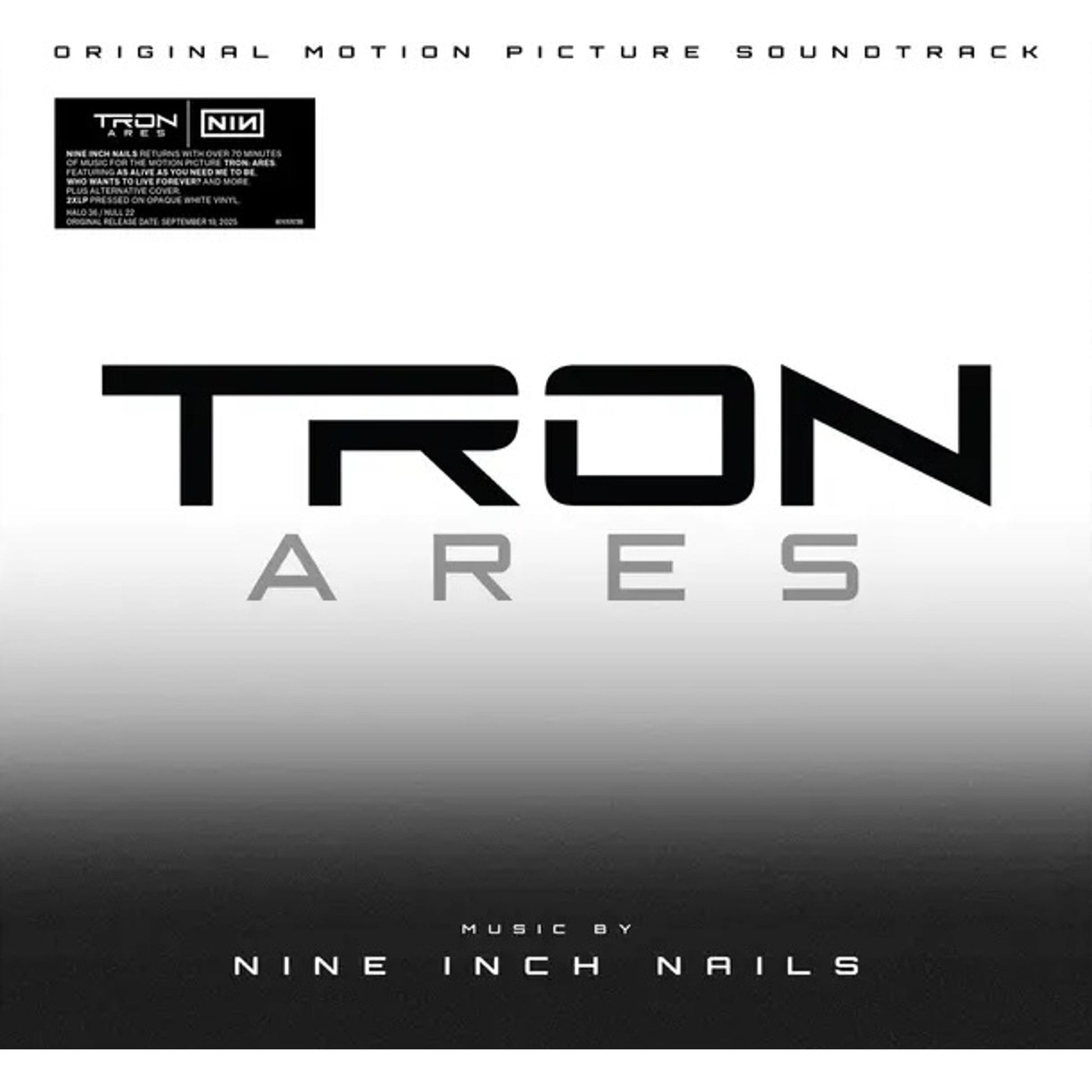Nine Inch Nails - TRON: Ares (White) Vinyl 2LP - Soundium