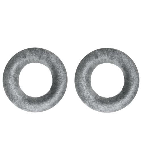 Beyerdynamic EDT 770 velour headphone ear pads showing soft, plush velour material and ear pad shape for comfortable fit