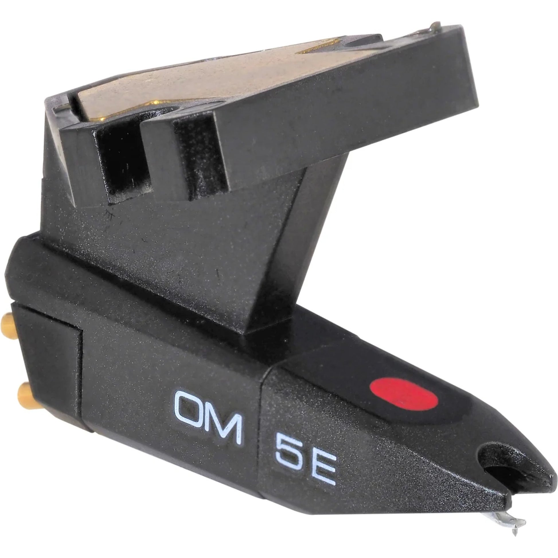 Ortofon OM 5E turntable cartridge with stylus, designed for high-quality vinyl playback on turntables.