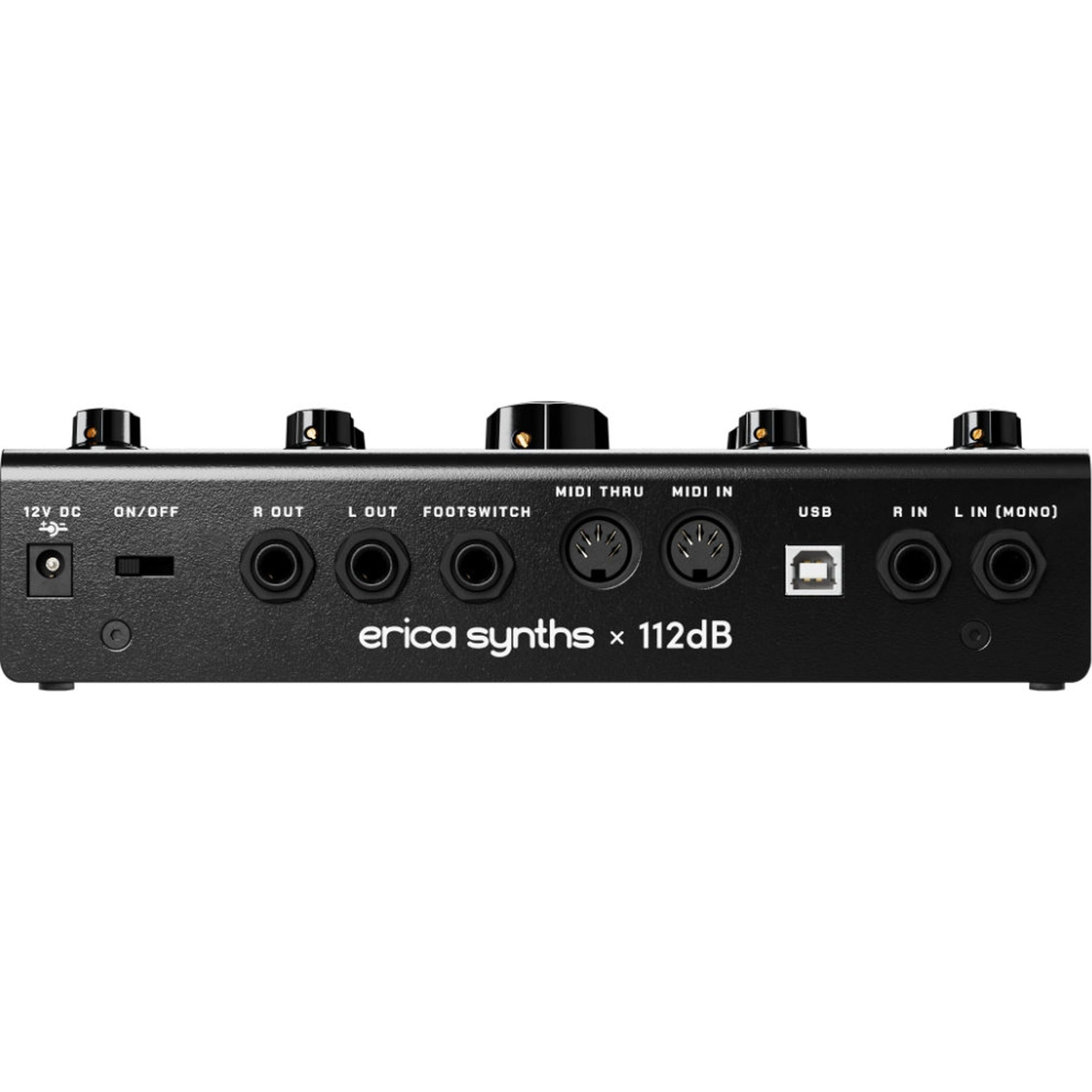 Erica Synths Razornator, rear panel inputs and outputs