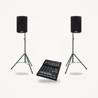Alto Professional TX408 Pair + Mackie Mix8 + K&M 21435 Entry PA Set