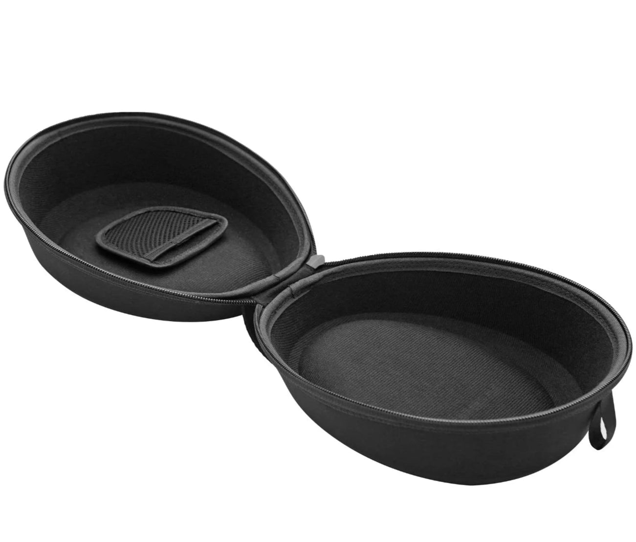 Open Beyerdynamic DT Hardcase showing padded interior for headphones storage and protection. Accessories by Beyerdynamic.
