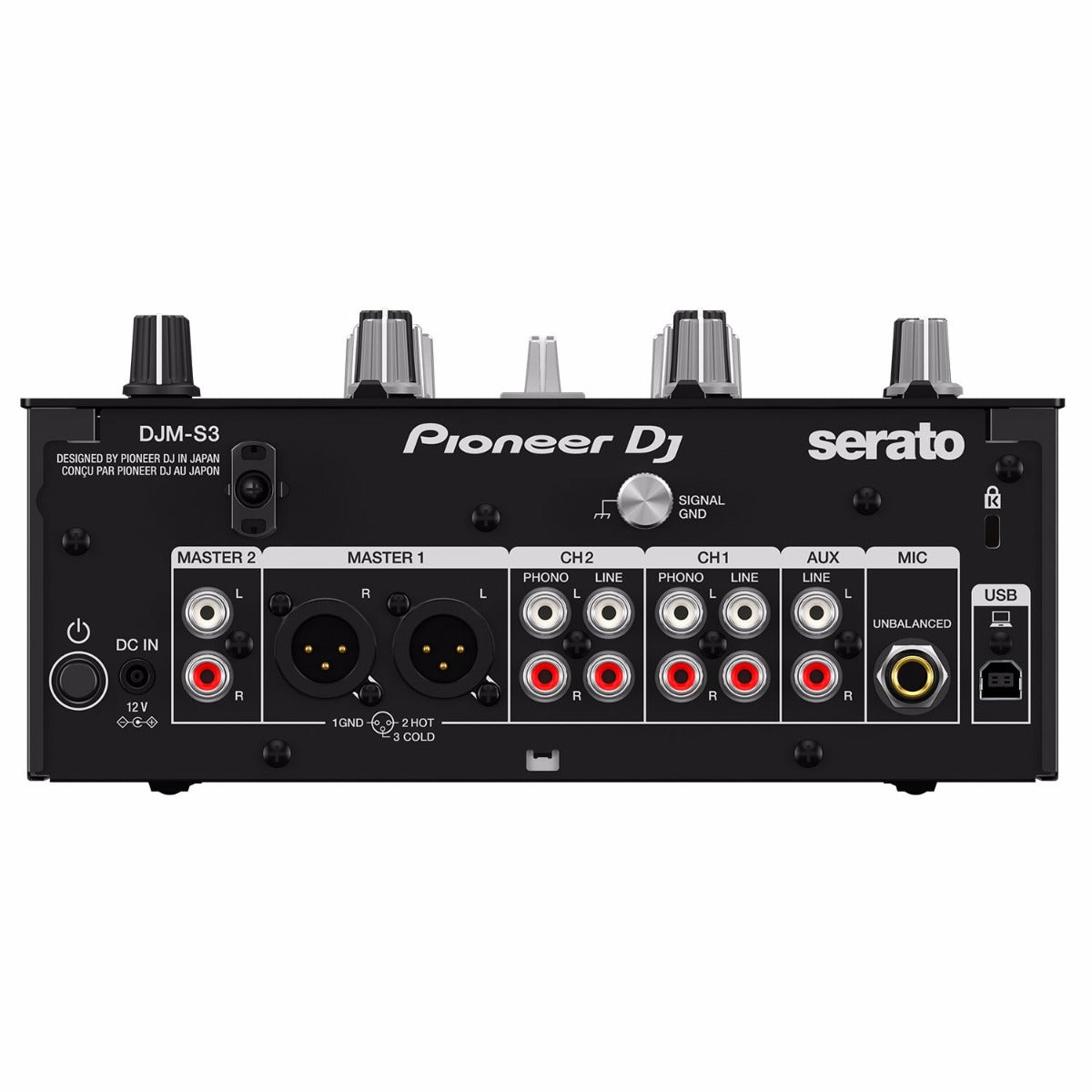 Pioneer DJ DJMS3 Serato-ready 2-channel DJ Mixer | Sweetwater