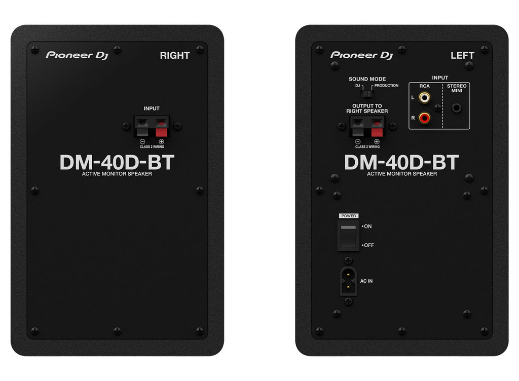 Pioneer DM-40D-BT (Pair, Black, B-Stock)
