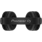 Pioneer DJ HDJ-CUE1 DJ headphones, side view in black