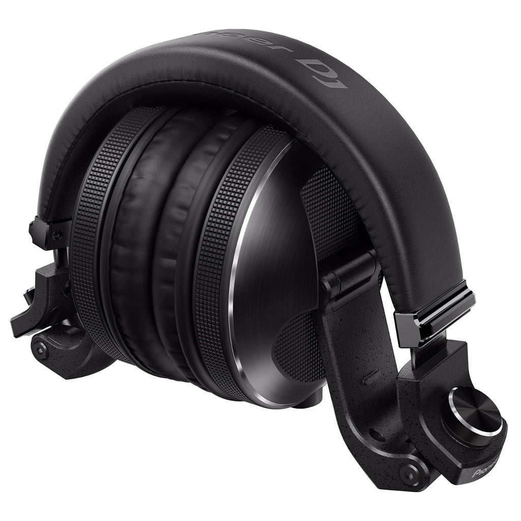 Pioneer DJ HDJ-X10 professional DJ headphones with over-ear design and black finish, showing padded ear cups and adjustable headband.