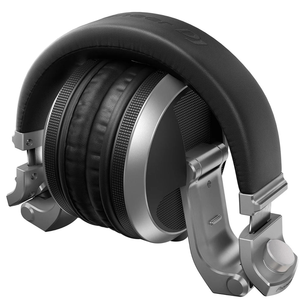 Pioneer DJ HDJ-X5 DJ headphones with over-ear design, black color, and padded headband for professional audio monitoring.