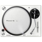 Pioneer DJ PLX-500 DJ turntable, close-up detail in white