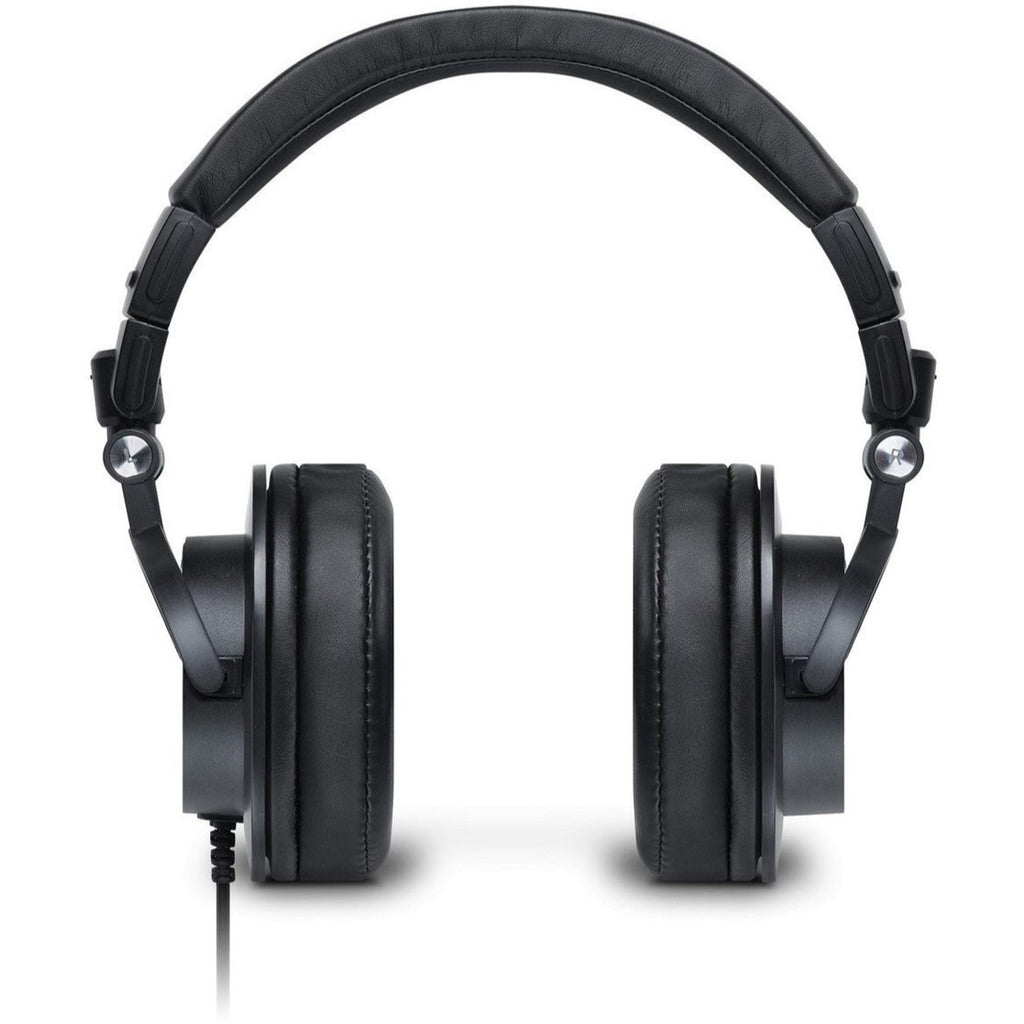 Presonus HD9 studio headphones with over-ear design and large cushioned ear cups for professional audio monitoring.