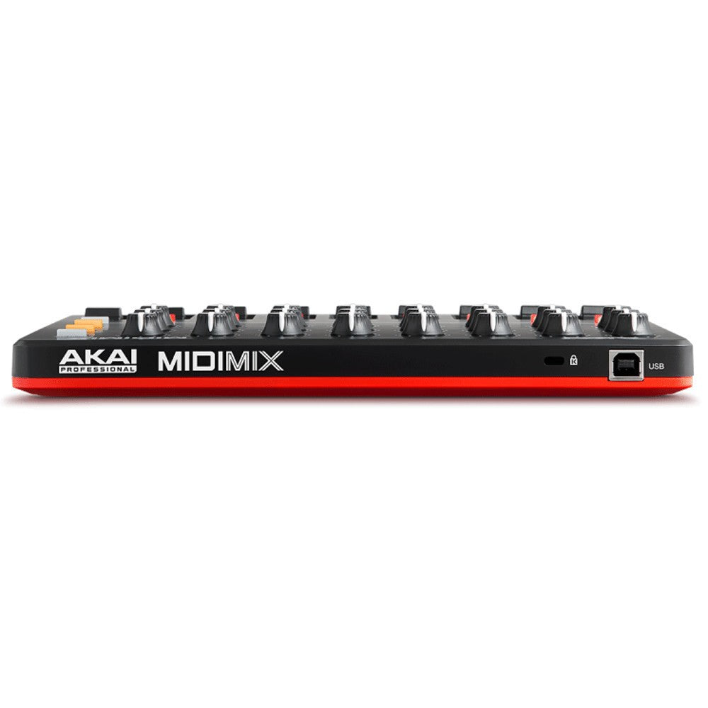 Akai Professional Midimix MIDI controller with knobs and pads for music production and live performance.